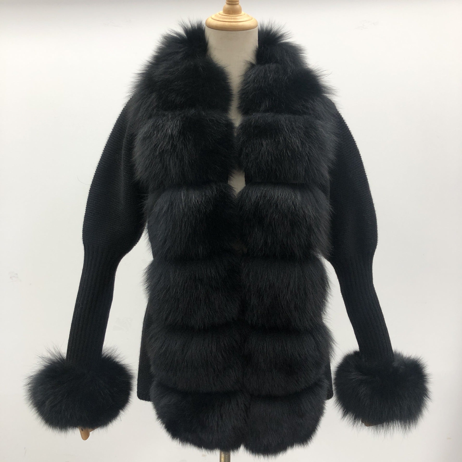 Fox fur coat