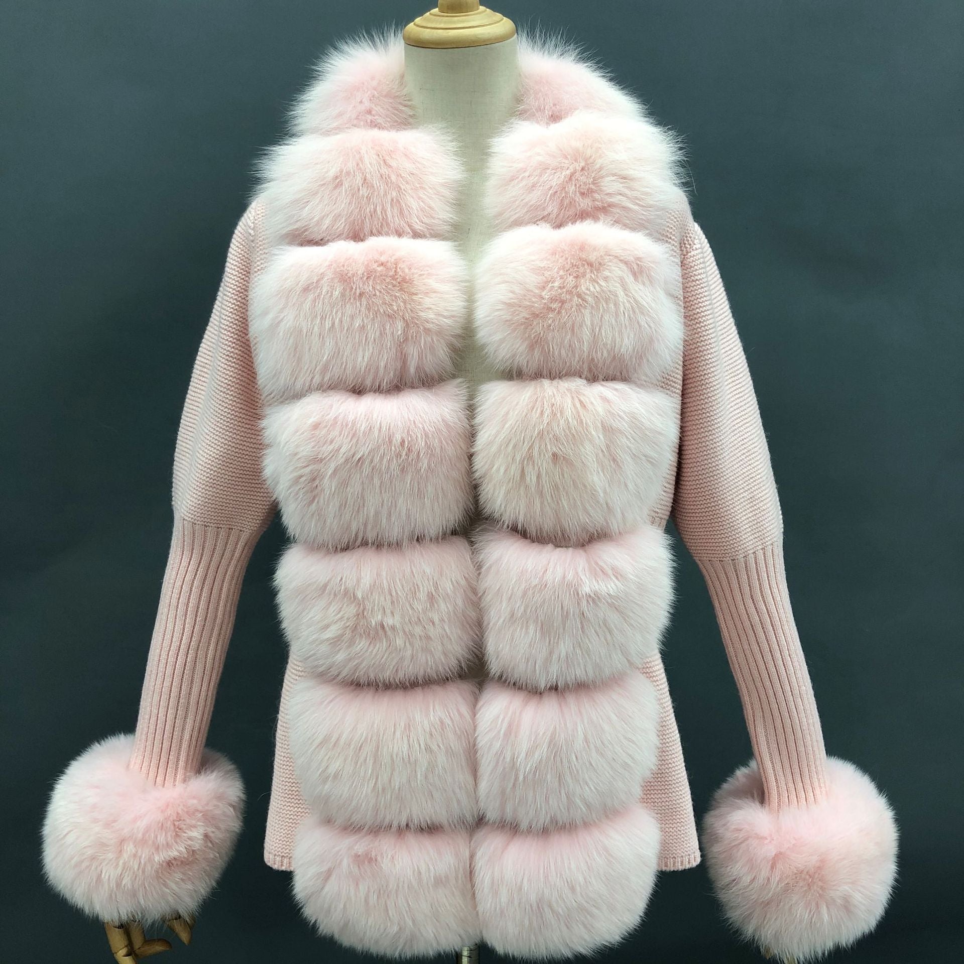 Fox fur coat