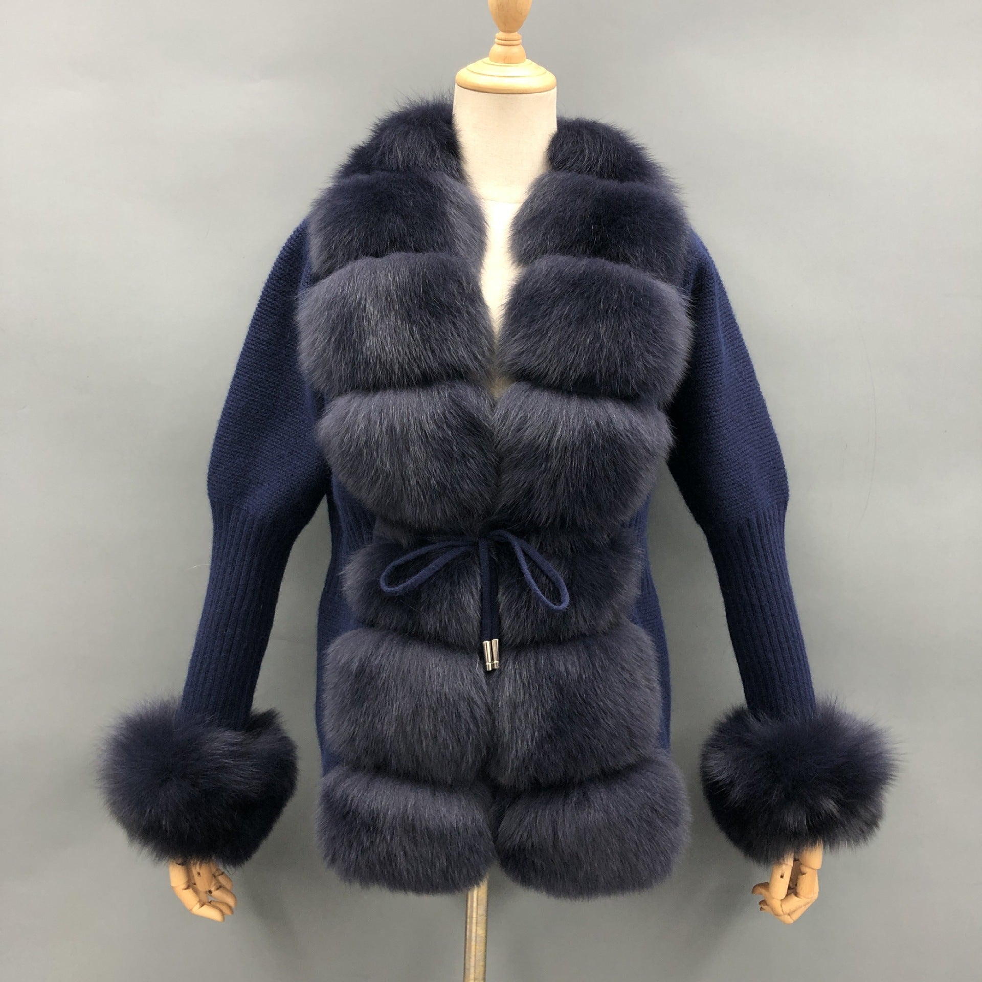 Fox fur coat