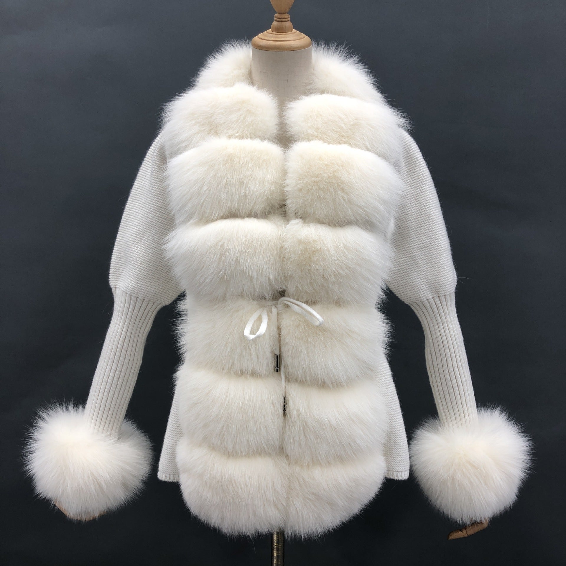 Fox fur coat