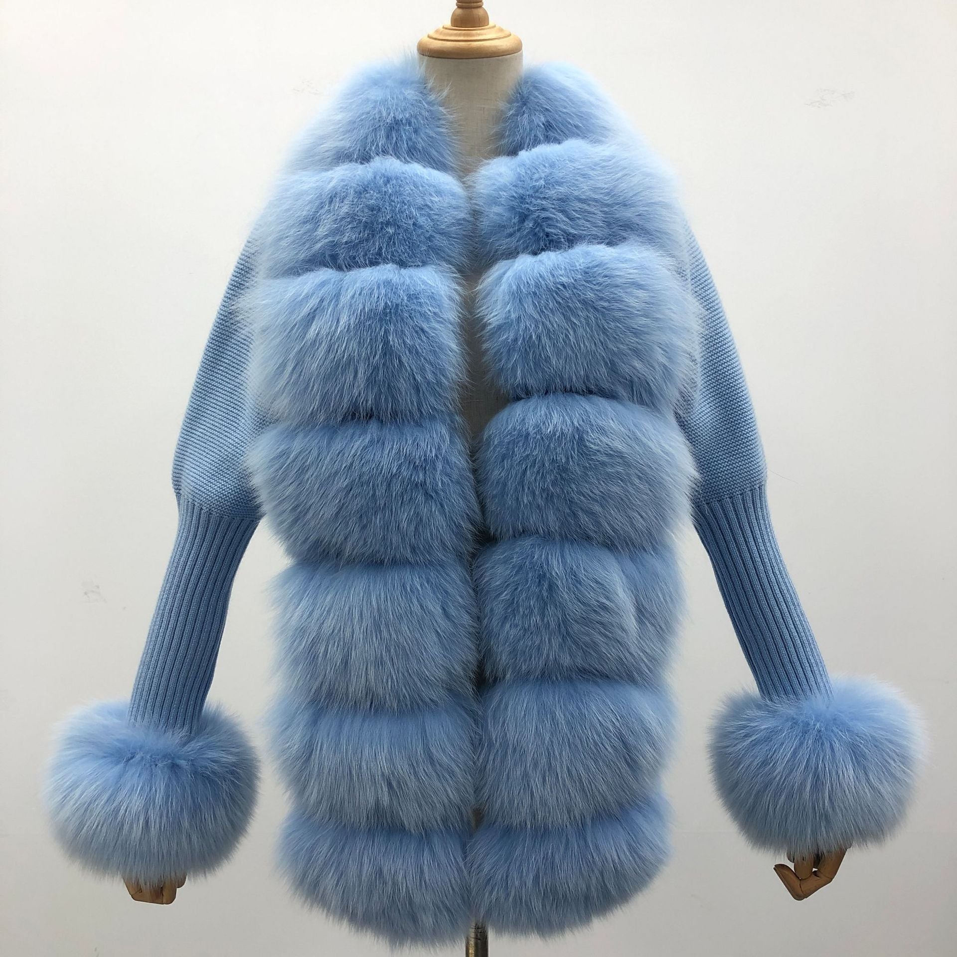 Fox fur coat