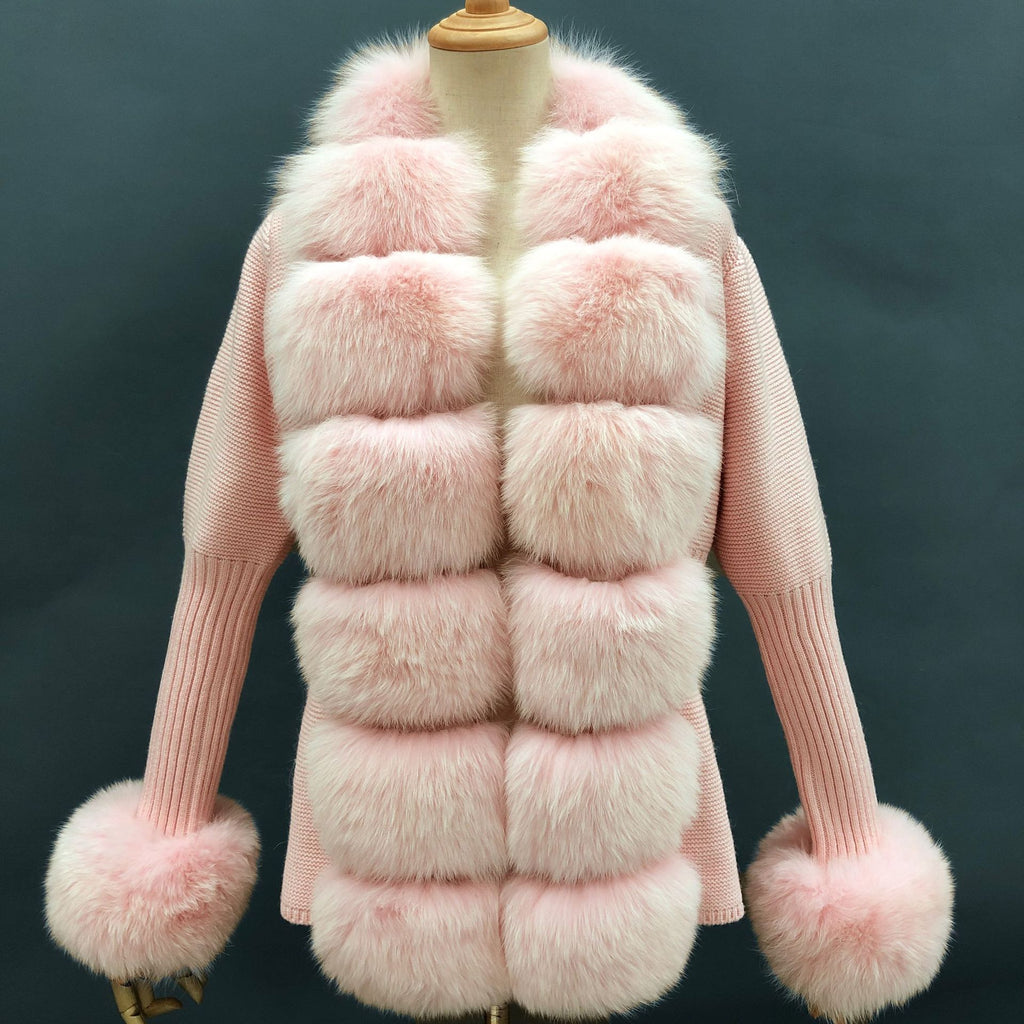 Fox fur coat