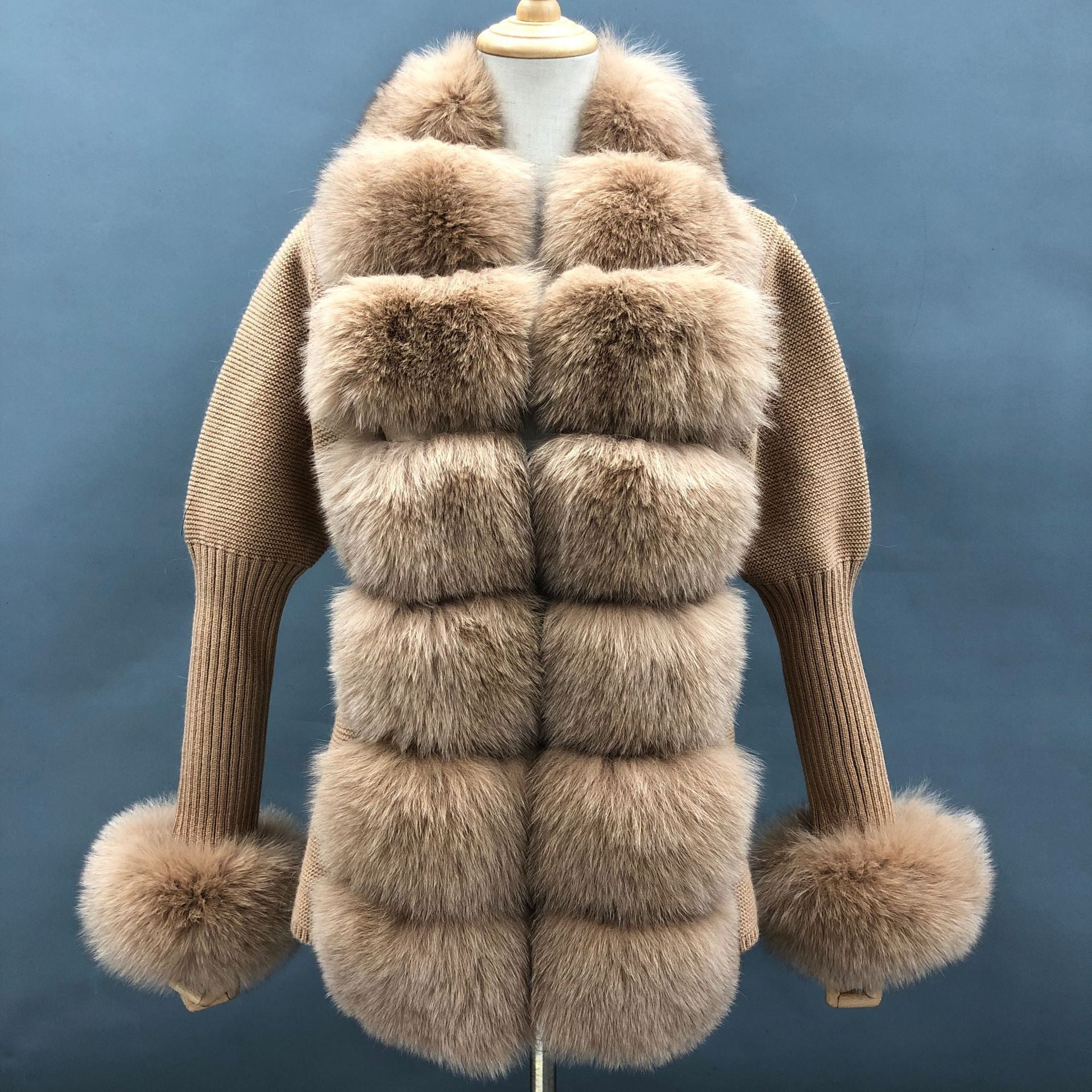 Fox fur coat