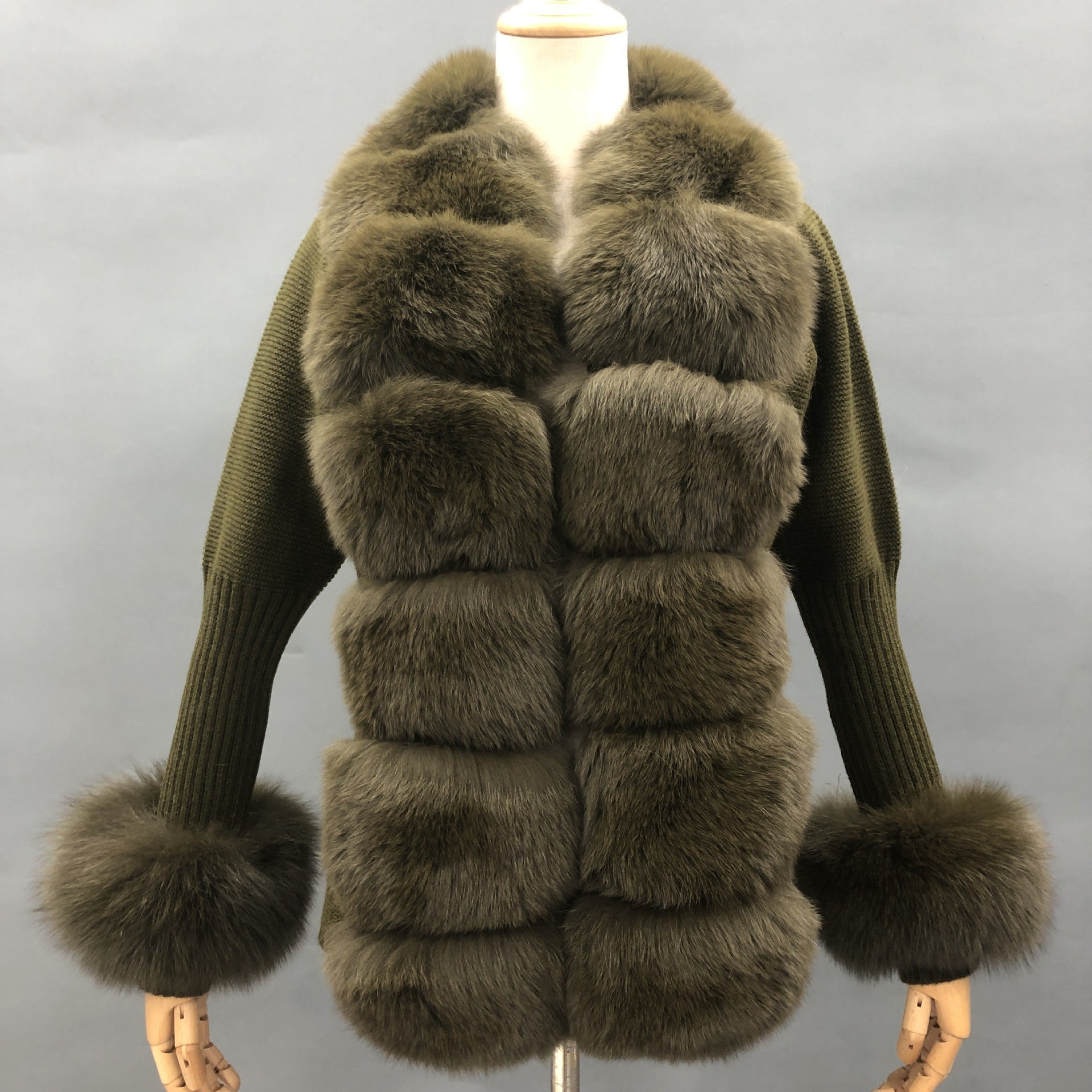 Fox fur coat